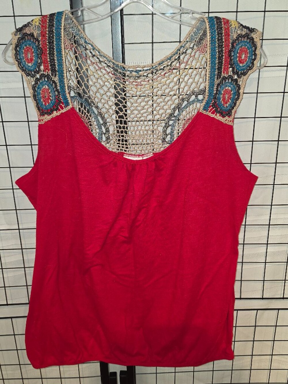 CROCHET TOP TANK TOP